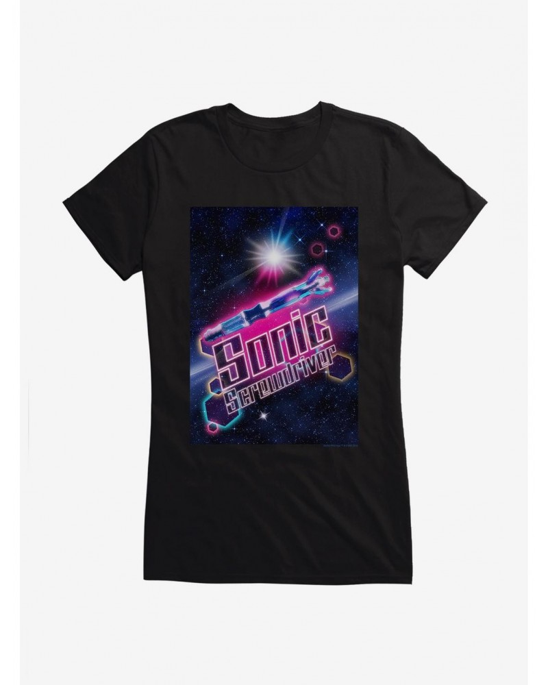 Doctor Who Future Sonic Screwdriver Girls T-Shirt $9.21 T-Shirts