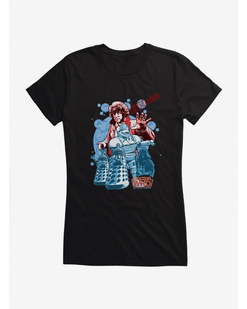 Doctor Who Lets Not Be Ostenatious Girls T-Shirt $12.45 T-Shirts