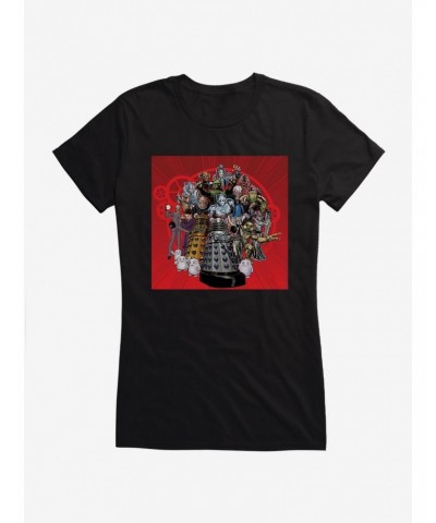 Doctor Who Alien Invasion Girls T-Shirt $10.46 T-Shirts