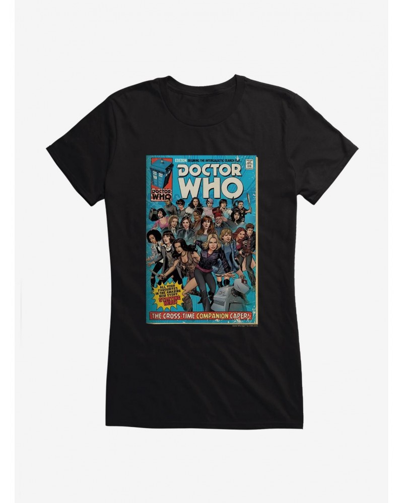 Doctor Who Cross Time Companion Caper Comic Girls T-Shirt $7.97 T-Shirts