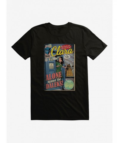 Doctor Who Clara Alone Against Daleks Comic T-Shirt $11.95 T-Shirts