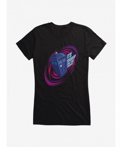 Doctor Who TARDIS Bigger On The Inside Girls T-Shirt $10.96 T-Shirts