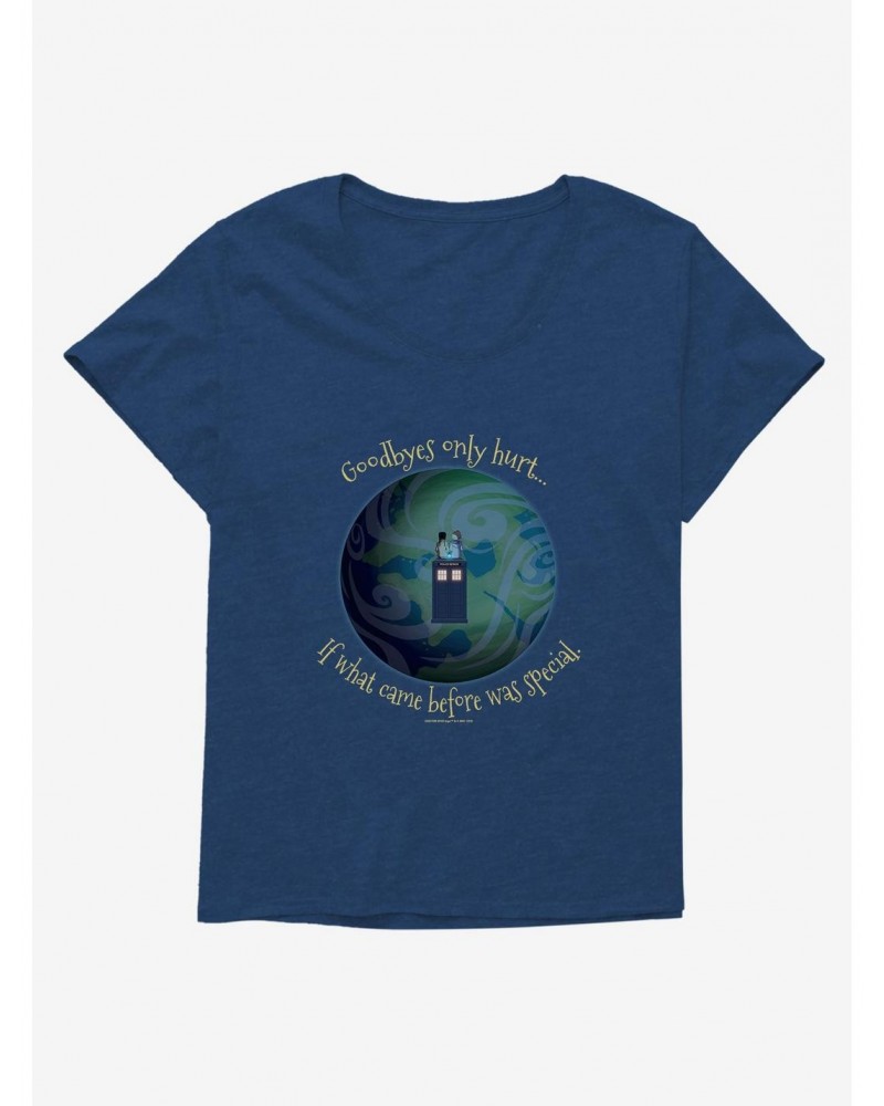 Doctor Who Goodbyes Hurt If Before Was Special Girls T-Shirt Plus Size $13.75 T-Shirts