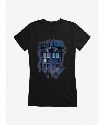 Doctor Who TARDIS Landing Girls T-Shirt $8.96 T-Shirts