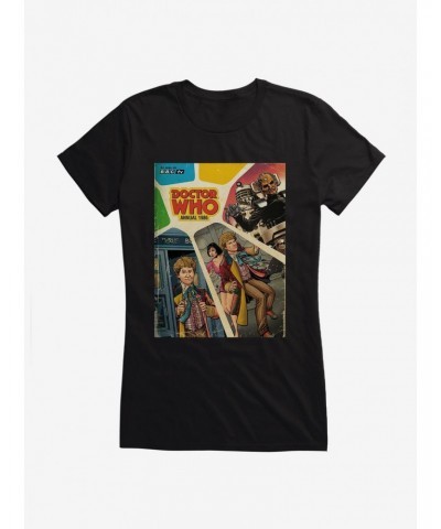 Doctor Who Annual Sixth Doctor Girls T-Shirt $9.21 T-Shirts