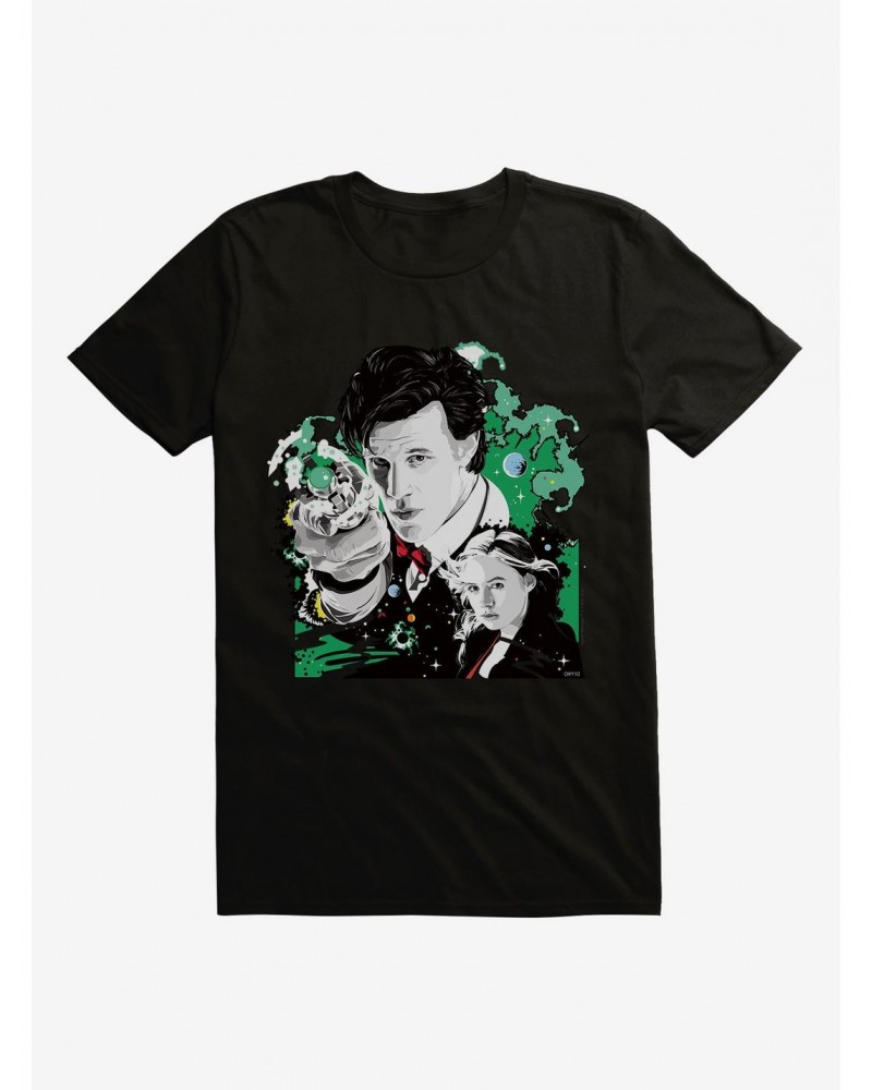 Doctor Who Eleventh Doctor And Pond T-Shirt $7.89 T-Shirts