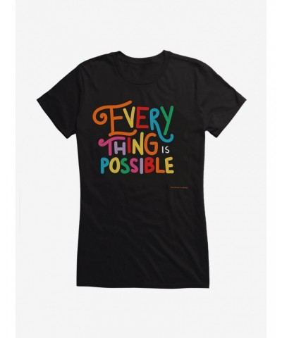 Doctor Who Thirteenth Doctor Everything Is Possible Girls T-Shirt $10.46 T-Shirts