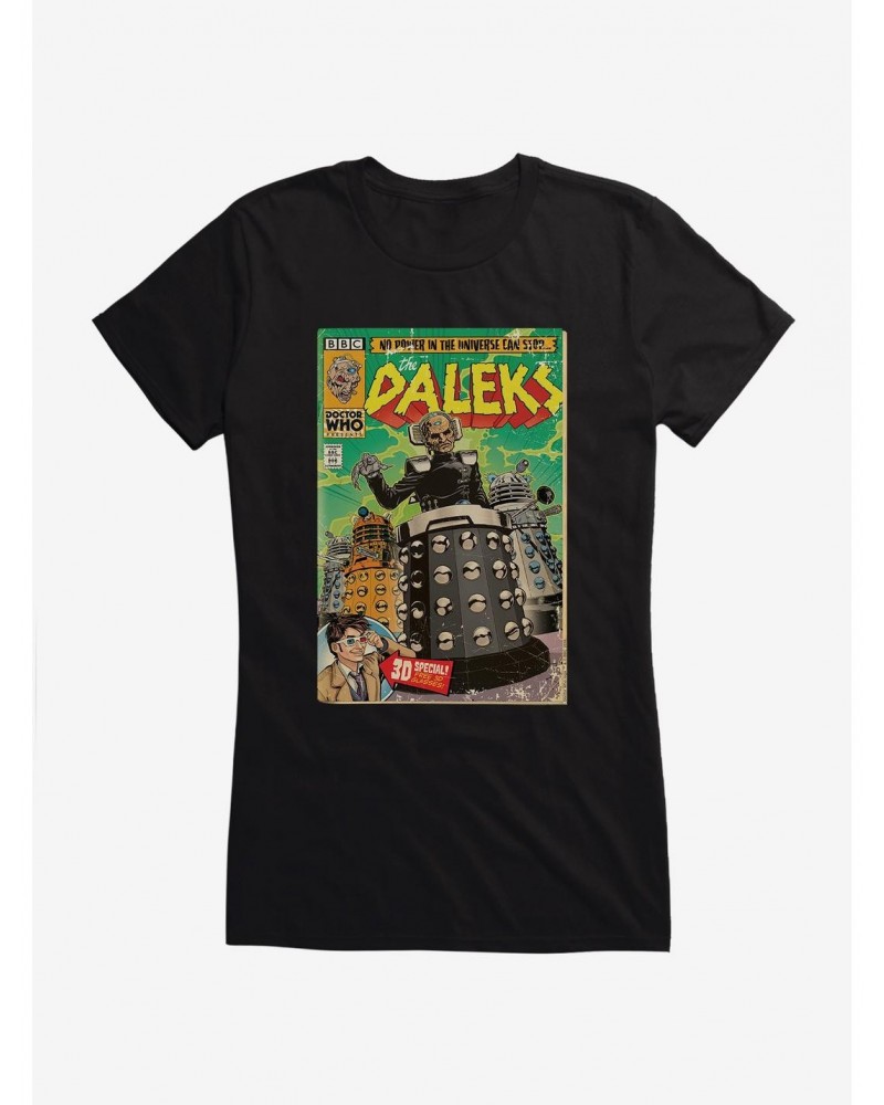 Doctor Who Cant Stop The Daleks Girls T-Shirt $9.96 T-Shirts