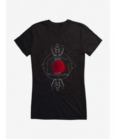 Doctor Who Red Fez Girls T-Shirt $7.47 T-Shirts