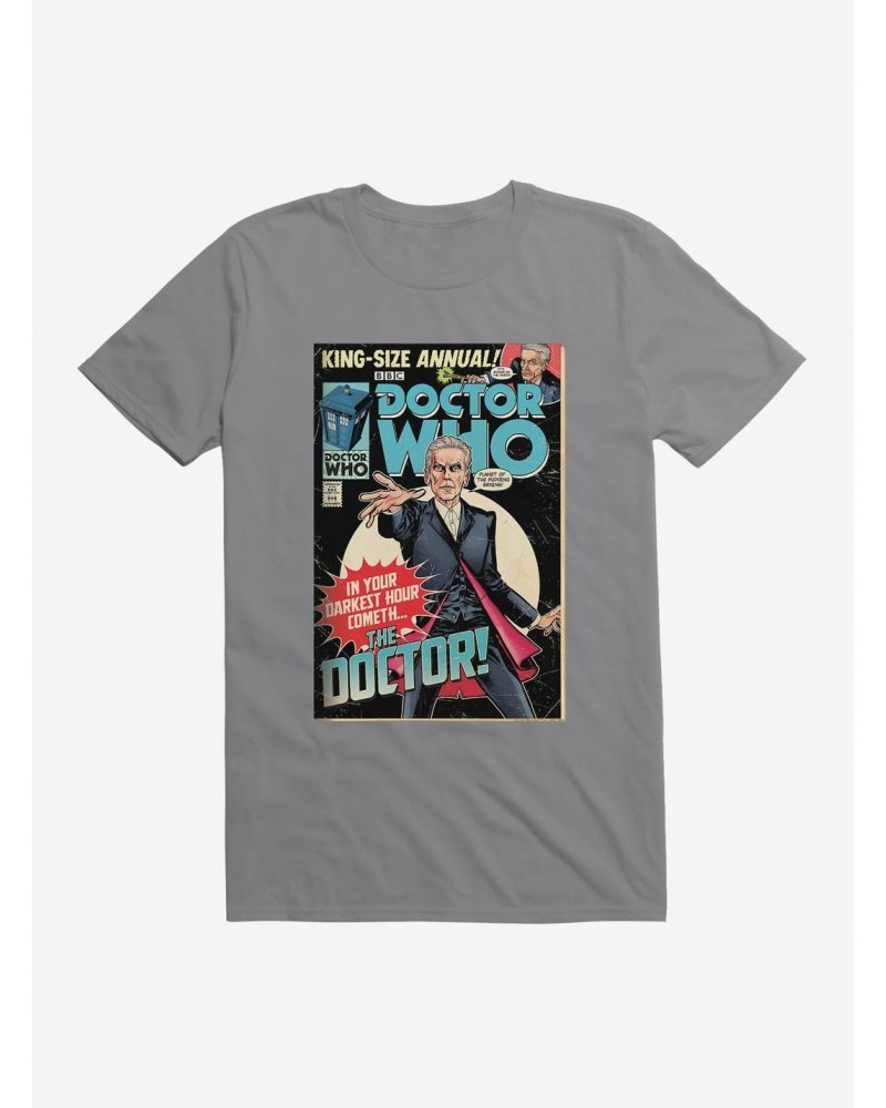 Doctor Who Twelfth Doctor Darkest Hour Comic T-Shirt $10.28 T-Shirts