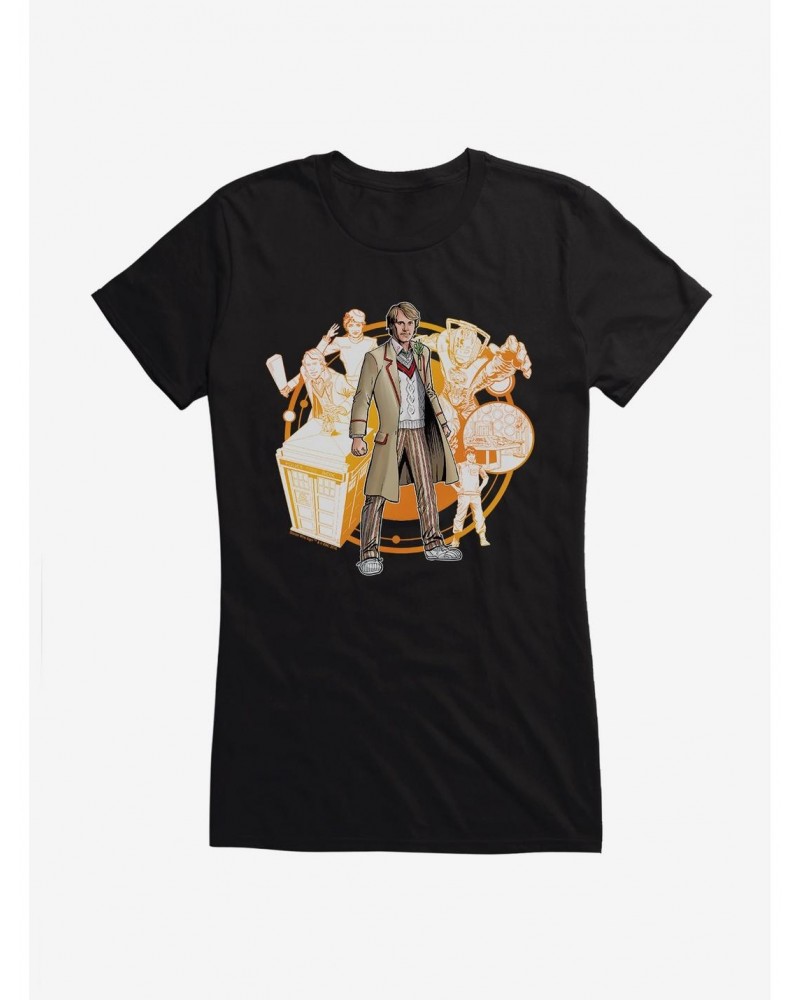 Doctor Who The Fifth Doctor Girls T-Shirt $10.46 T-Shirts