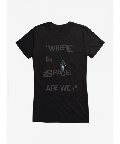 Doctor Who Thirteenth Doctor Ryan Lost In Space Girls T-Shirt $10.71 T-Shirts