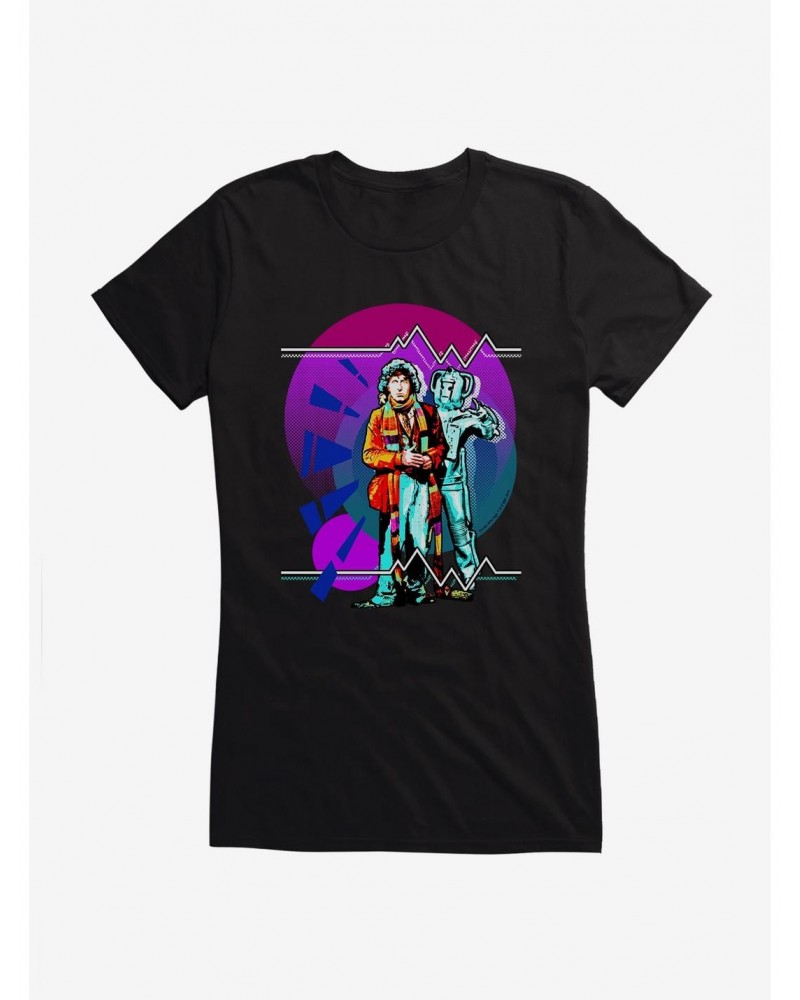 Doctor Who The Fourth Doctor Cyberman Girls T-Shirt $7.97 T-Shirts