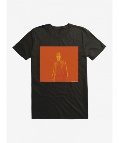 Doctor Who The Tenth Doctor Orange Outline T-Shirt $8.13 T-Shirts