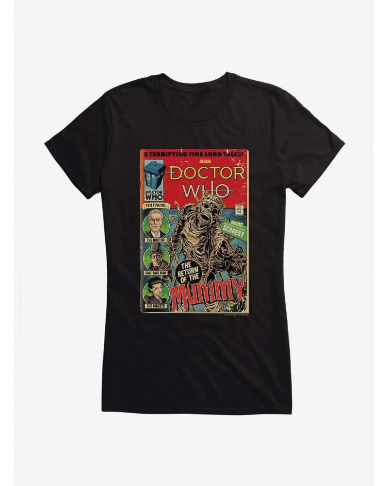 Doctor Who Return Of The Mummy Comic Girls T-Shirt $9.71 T-Shirts