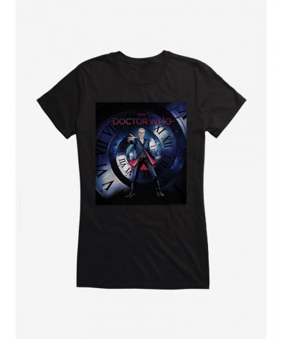 Doctor Who Twelfth Doctor Timey Wimey Girls T-Shirt $7.97 T-Shirts