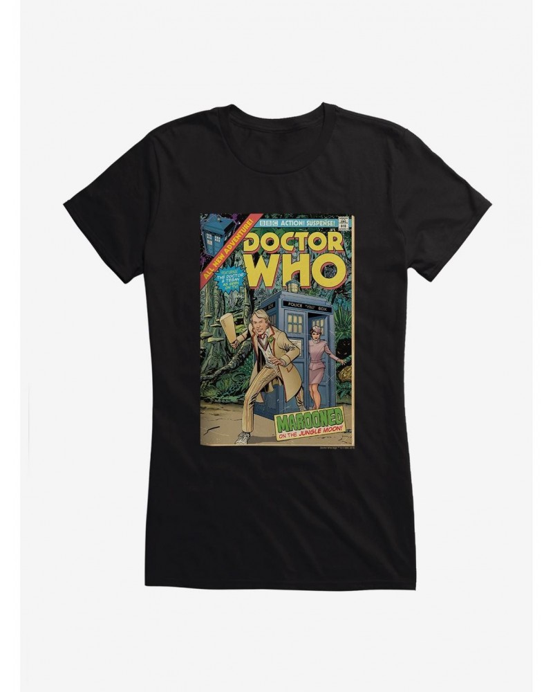 Doctor Who Fifth Doctor And Tegan Comic Girls T-Shirt $9.46 T-Shirts