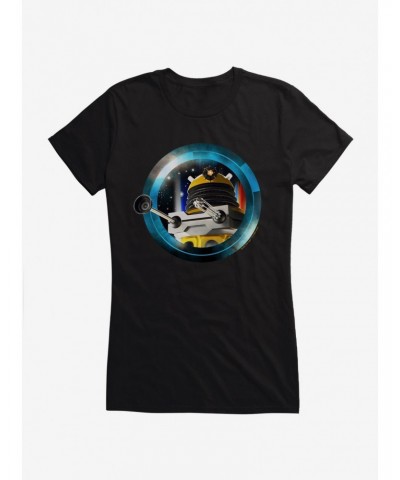 Doctor Who Dalek In Space Hole Girls T-Shirt $9.96 T-Shirts