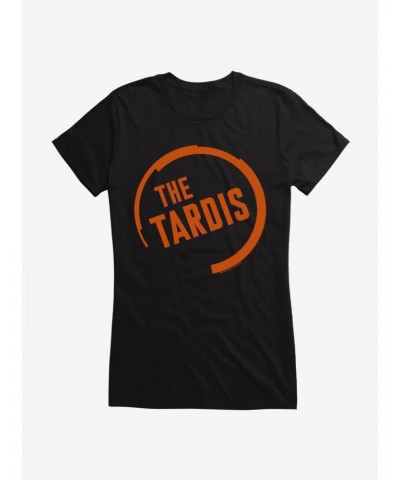 Doctor Who TARDIS Script Circle Logo Girls T-Shirt $9.96 T-Shirts