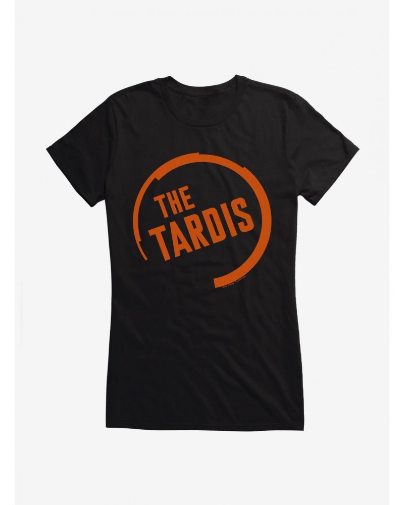 Doctor Who TARDIS Script Circle Logo Girls T-Shirt $9.96 T-Shirts