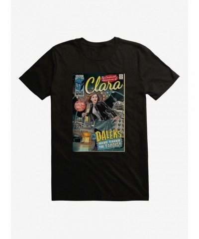 Doctor Who Clara Comic Cover T-Shirt $10.76 T-Shirts