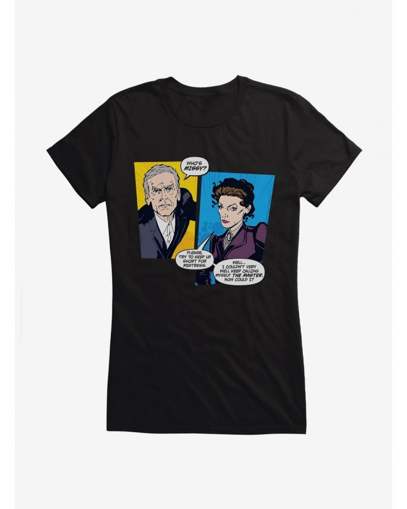 Doctor Who Twelfth Doctor Who's Missy Girls T-Shirt $8.47 T-Shirts