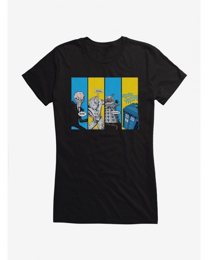 Doctor Who Pop Comic Girls T-Shirt $11.45 T-Shirts