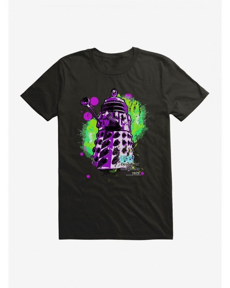 Doctor Who Neon Splatter Tardis T-Shirt $10.99 T-Shirts