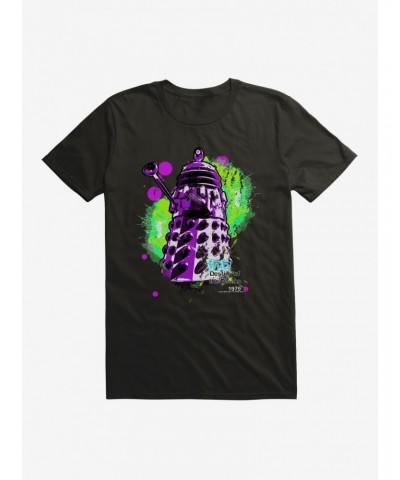 Doctor Who Neon Splatter Tardis T-Shirt $10.99 T-Shirts