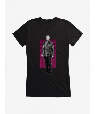 Doctor Who Thirteenth Doctor Graham Strive To Be Girls T-Shirt $8.72 T-Shirts