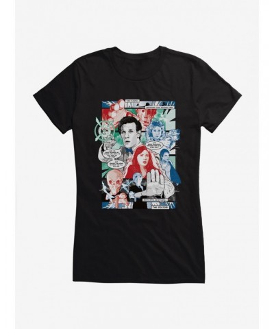 Doctor Who Eleventh Doctor Comic Page Girls T-Shirt $9.96 T-Shirts