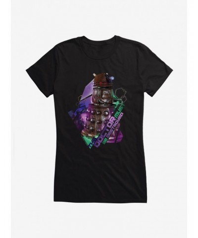 Doctor Who Thirteenth Doctor Dalek Destruction Girls T-Shirt $7.97 T-Shirts