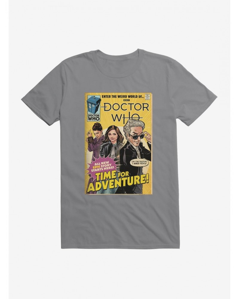 Doctor Who Twelfth Doctor Time For Adventure Comic T-Shirt $11.71 T-Shirts