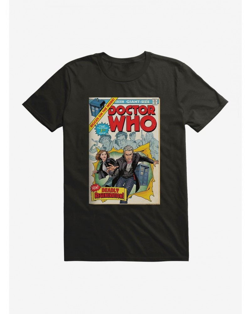 Doctor Who Twelfth Doctor Deadly Regeneration Comic T-Shirt $8.84 T-Shirts