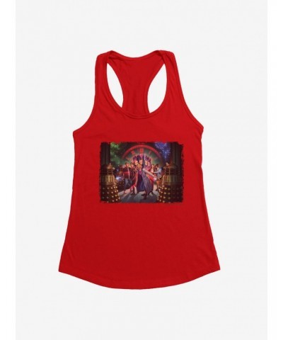 Doctor Who The Thirteenth Doctor Tardis Clock Who Day Girls Tank $11.45 Tanks