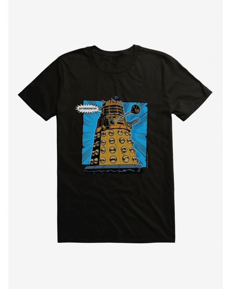 Doctor Who Dalek Exterminate Comic Scene T-Shirt $7.65 T-Shirts